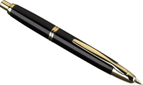 Miniatura 35 de PILOT Vanishing Point Collection - Pluma estilográfica retráctil, color azul carbonesco con detalles de rodio, tinta azul, punta fina (60149)