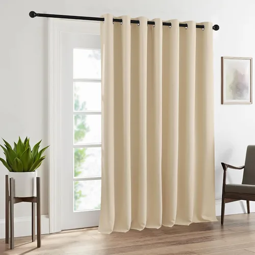 Miniatura 87 de RYB HOME - Cortinas opacas para patio - Cortinas con ojales sólidos, paneles de ventana grandes, eficiencia energética, cortinas de privacidad
