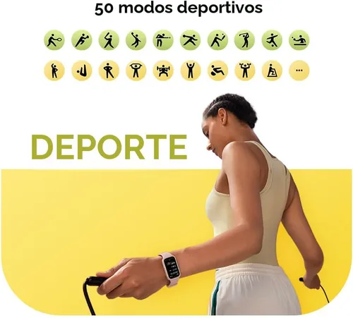 Miniatura 9 de XIAOMI Smart Band 9 Active Versión Global 1.47'' Pantalla Vida de Batería de 18 Días Modos Monitoreo de Salud y Fitness Todo el Día 5ATM (Negro)
