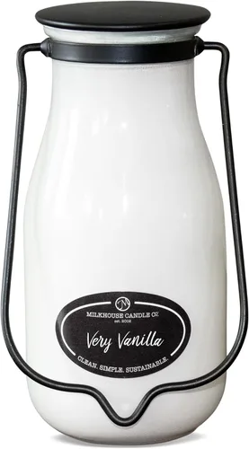 Miniatura 23 de Milkhouse Candle Company Vela de soja de manzana y caramelo, rodajas de manzana, canela, perfumada a vainilla dulce, tarro de mantequilla de 16