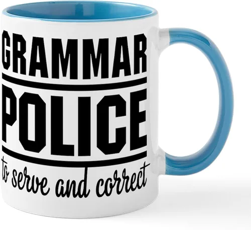 Miniatura 76 de CafePress Taza de café de cerámica de 11 oz (11.0 fl oz) de Police Mom