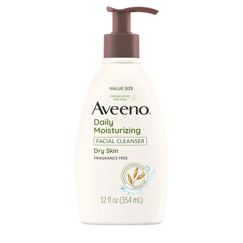 Miniatura 10 de Aveeno Limpiador facial hidratante diario para piel seca, lavado facial hidratante para acné con avena calmante para una piel suave y flexible