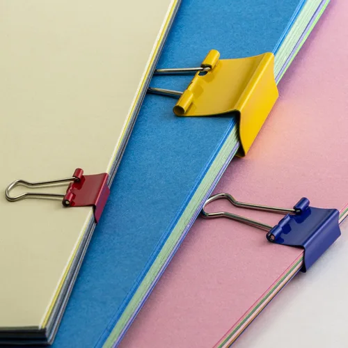 Miniatura 3 de OfficemateOIC Clips para carpeta, varios colores y tamaños, 30 clips por envase (31026)