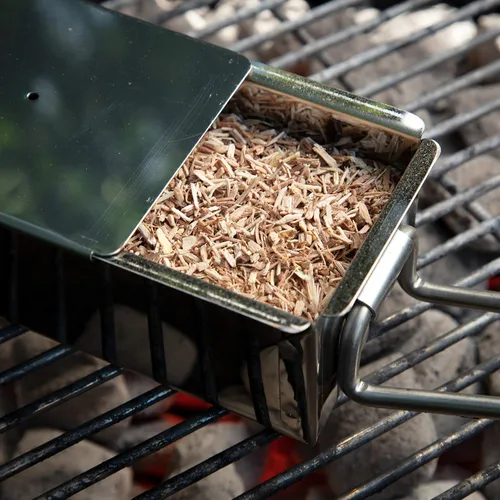 Miniatura 7 de Camerons Virutas de madera para barbacoa de corte extrafino natural, 2 alisos, 2 cerezas, 2 robles, 2 nogales (paquete de 8 pintas), virutas