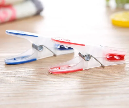 Miniatura 9 de Clips de plástico resistentes antideslizantes para secar la ropa, pinzas resistentes para viajes, paquete de 24