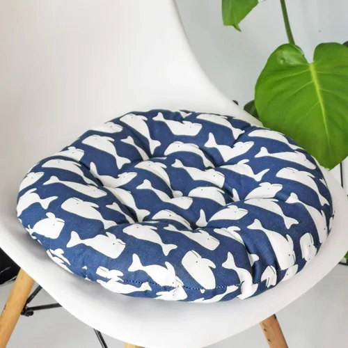 Miniatura 9 de vctops Cojín redondo suave bohemio para silla de jardín, patio, hogar, cocina, oficina, asiento, cojín de 16 pulgadas de diámetro Towel