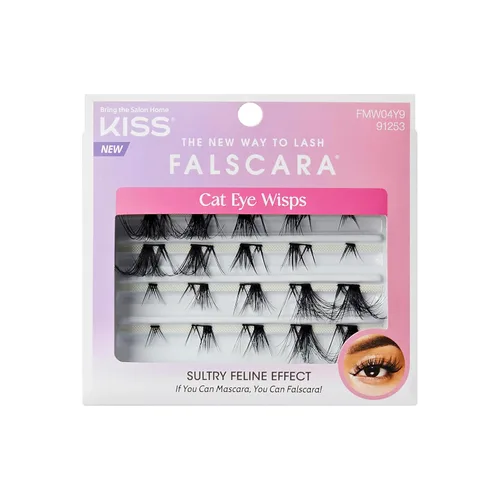 Miniatura 21 de KISS FALSCARA - Pestañas postizas WISPS, paquete múltiple, bambi, bricolaje, naturales, ultra glamorosas, invisibles, reutilizables 3x, construibles