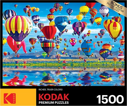 Miniatura 4 de RoseArt - Kodak Premium - Balloon Reflections - Rompecabezas de 1500 piezas para adultos