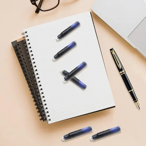 Miniatura 7 de Pen Savings Cartuchos de tinta para pluma estilográfica, paquete de 24, tamaño estándar internacional, longitud 1.5 pulgadas, diámetro de 0.102 in