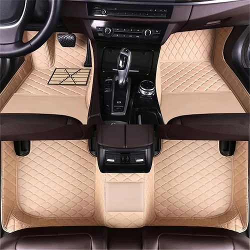 Miniatura 26 de Alfombrillas personalizadas de cuero artificial para automóvil, impermeables, antideslizantes, adecuadas para automóviles, SUV, camionetas, protegen