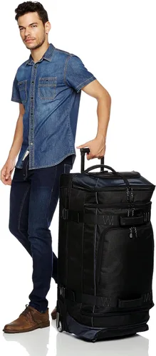 Miniatura 3 de Tienda Basics Lona con ruedas Ripstop Negro Bolsa de lona