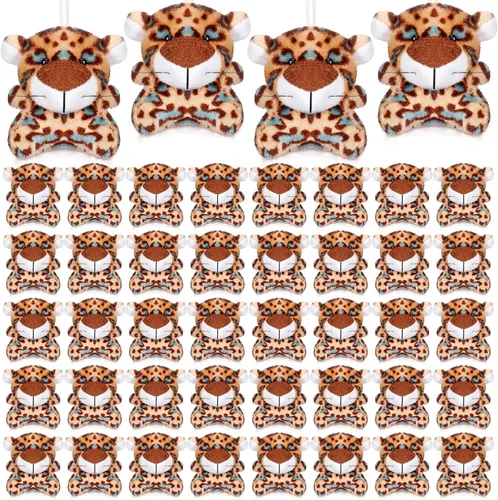 Miniatura 12 de Shappy 50 piezas de mini juguetes de peluche pequeños de animales pequeños a granel, lindos llaveros de peluche para regalo, fiesta, premio