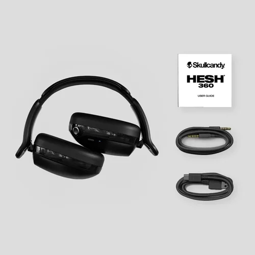 Miniatura 6 de Skullcandy Hesh 360 Wireless Over-Ear Bluetooth Headphones, Up to 100 Hours Battery, Noise Isolating Fit, Flat-Folding Collapsible Design