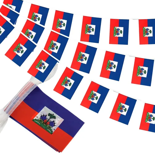 Miniatura 7 de Banderas de cuerda de 100 países, banderines internacionales, banderas del mundo para bares olímpicos, clubes deportivos, decoraciones escolares