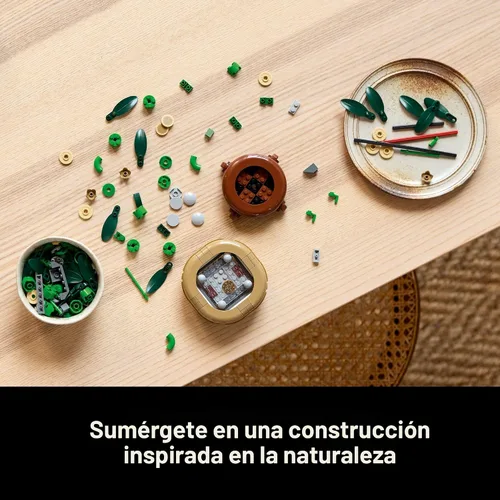 Miniatura 3 de LEGO Botanicals Lucky Bamboo Building Set – Planta artificial para decoración del hogar en interiores, adultos a partir de 18 años – Decoración