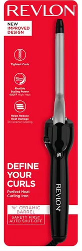 Miniatura 6 de Revlon Perfect Heat - Plancha rizadora de cerámica triple Para rizos en espiral suaves y sedosos (1/2 pulgada)