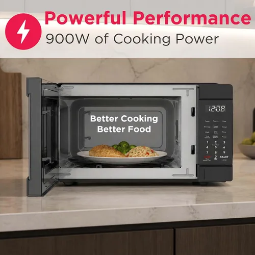 Miniatura 2 de FRIGIDAIRE Horno microondas de 0.9 pies cúbicos, negro
