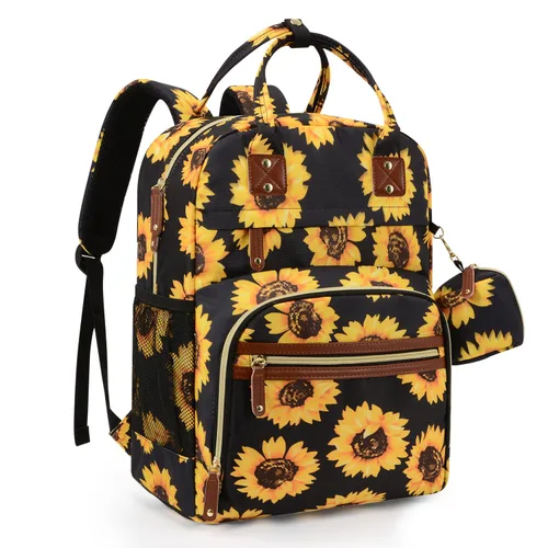 Miniatura 10 de Tuwubi Mochila para pañales, bolsa de viaje Baby Essentials, mochilas impermeables multifunción, artículos esenciales de viaje con correas para Gris