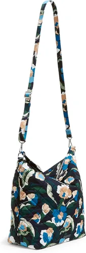 Miniatura 2 de Vera Bradley Bolso de hombro Hobo de gran tamaño de sarga de alto rendimiento