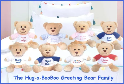 Miniatura 3 de Hug-a-BooBoo Get Well - Oso de peluche pequeño - Oso de peluche súper lindo de 6 pulgadas con camiseta de mensaje de Get Well - Ideal para regalo