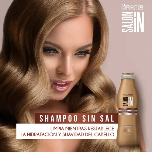 Miniatura 3 de Salon In by Recamier Pro Hydra Repair - Juego de champú, acondicionador y tratamiento profundo (10.1 onzas líquidas cada uno) Cabello seco