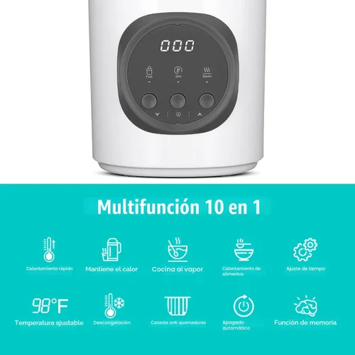 Miniatura 2 de Vaundra Calentador rápido de biberones para leche materna y fórmula 120V