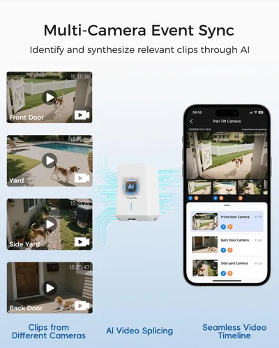 Miniatura 4 de MUBILIFE Cámaras de seguridad 4K inalámbricas para exteriores, sin suscripción, cámaras alimentadas por energía solar de 8MP para seguridad
