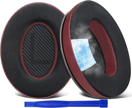 Miniatura 9 de SoloWIT Almohadillas de repuesto de gel refrigerante para auriculares Bose QuietComfort 35 (QC35) y Quiet Comfort 35 II (QC35 II), almohadillas