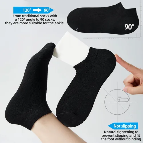 Miniatura 7 de ATBITER Ankle Socks Women's Thin Athletic Running No Show Low Cut Lightweight Socks 610-Pairs