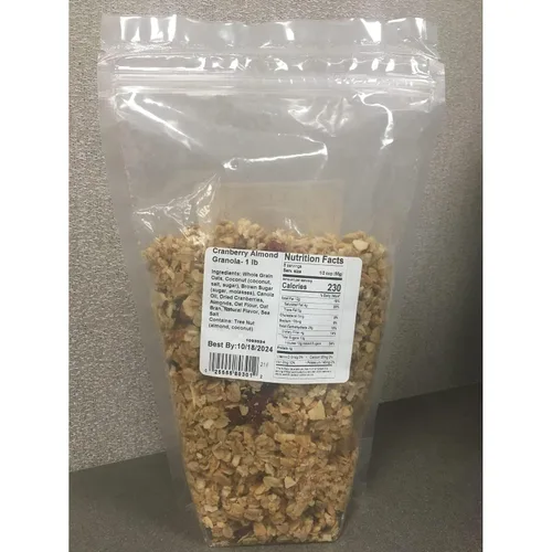 Miniatura 4 de Amish Made - Bocadillo de cereales de granola totalmente natural, arándano y almendra, paquete de 2