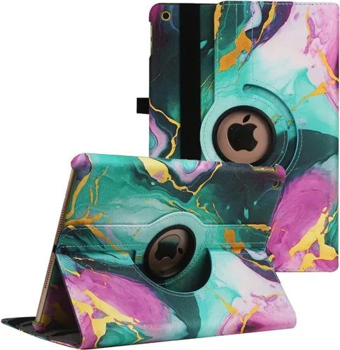 Miniatura 17 de Funda para iPad de 9.7 pulgadas 2018 2017/iPad Air 2 – Funda protectora con soporte giratorio de 360 grados, funda protectora inteligente