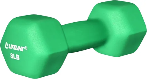 Lifeline Fitness - Pesas de neopreno para mancuernas – Equipo de alta calidad para gimnasio en casa – Múltiples opciones de peso