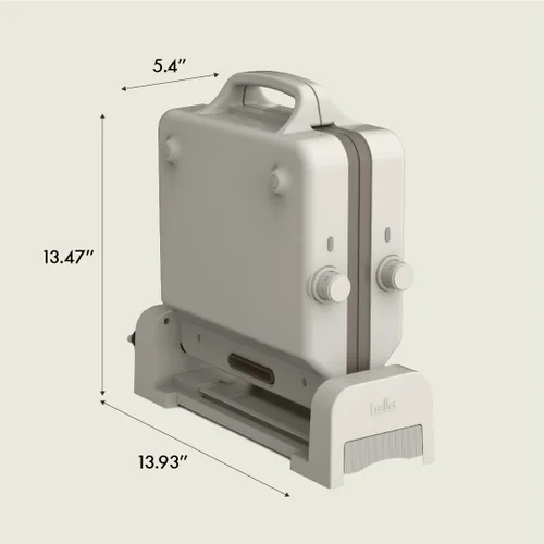 Miniatura 8 de Bella Plancha de cerámica plegable de doble temperatura de 10 x 20 pulgadas, se adapta a cualquier lugar, revestimiento antiadherente de cerámica