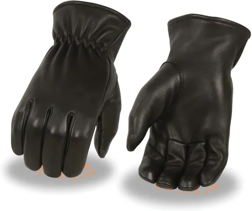 Miniatura 3 de Guantes de piel de ciervo con forro térmico para hombre, muy cálidos y suaves