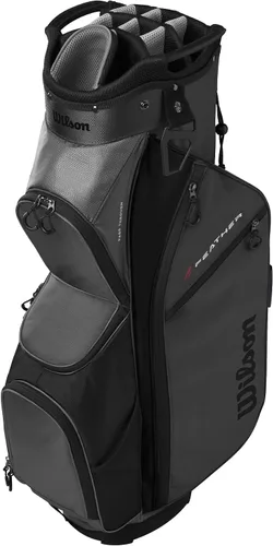 Miniatura 7 de Wilson Bolsa de Carrito de Golf Feather - Negro/Gris/Rojo