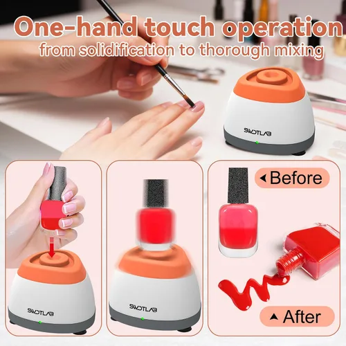 Miniatura 2 de Vortex - Mezclador de 3500 rpm, agitador de esmalte de uñas, agitador de pegamento y mezclador de pintura para esmalte de gel, pinturas acrílicas