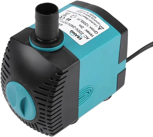 Sumergible ultra silencioso, 3W-25W 220-240V 200L/H-1200L/H 1.6 ft-6.6 ft fuente, filtro sin peces, para peces de acuario, fuentes, agua que fluye