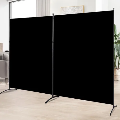 Miniatura 11 de Divisor de habitación, pantalla de privacidad de un solo panel, 71 x 72 pulgadas de alto, divisor grande para separación de habitaciones, tela