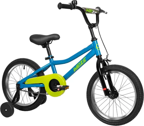 Miniatura 10 de Bicicleta infantil WEIZE, 16 y 20 pulgadas para niños y niñas de 4 a 12 años, altura del ciclista 41-62 pulgadas, asiento y manillares ajustables