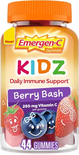 Emergen-C Kidz - Suplementos dietéticos diarios de apoyo inmunológico, gomitas saborizadas con vitamina C y vitaminas B para apoyo inmunológico,
