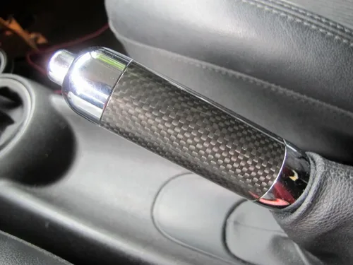 Miniatura 5 de ATEX Cubierta de freno de mano de fibra de carbono para Cooper MK2 R55/R56 2007 2008 2009 2010 2011 2012 2013