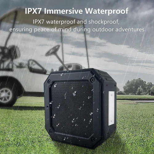 Miniatura 5 de PILSAMAS Altavoz de golf, altavoz magnético inalámbrico Bluetooth para carrito de golf con imán fuerte, fuerte con graves ricos, portátil al aire