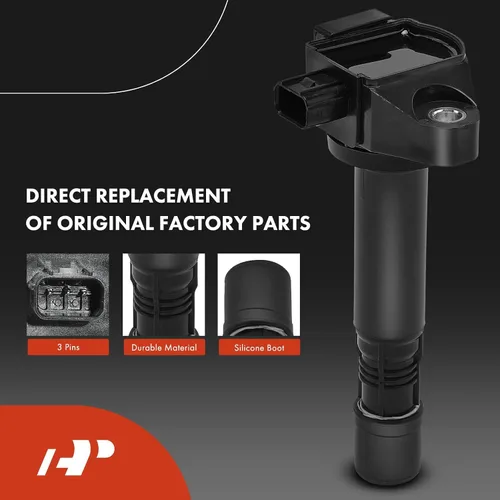 Miniatura 3 de A-Premium Juego de 6 paquetes de bobinas de encendido y bujías de iridio compatibles con Honda Accord 2013-2017, Pilot 2016-2019, Odyssey 2018-2019