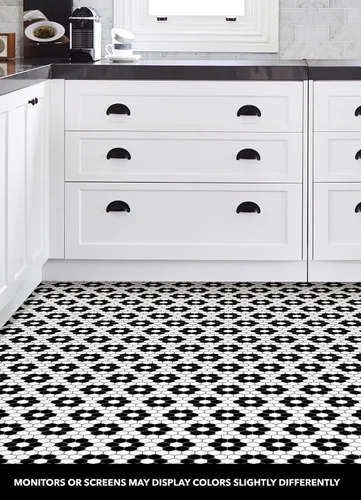 Miniatura 2 de FloorPops FP3931 Azulejos negros Biscotto adhesivos para el suelo