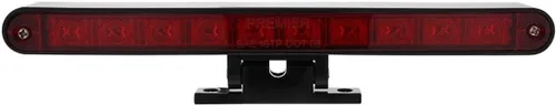 Miniatura 2 de United Pacific 33011 Tercera luz de freno, negro, LED rojo/lente, 10 LED, base de pedestal giratoria negra