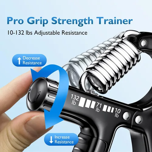 Miniatura 2 de FitBeast Grip Strengthener Forearm Strengthener, Adjustable Hand Grip Strengthener for Strength Training & Rehabilitation, 10-132 lbs Resistance