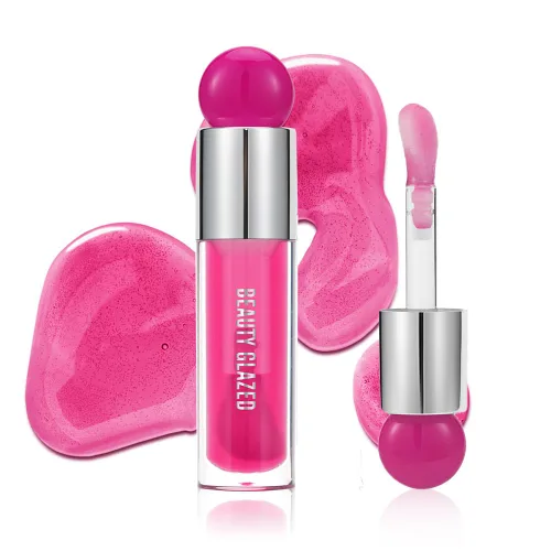 Miniatura 10 de Beauty Glazed Variedad de colores - Aceite labial ultra hidratante y nutritivo antiadherente, acabado brillante suave, lujoso aceite de brillo