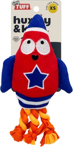Miniatura 21 de Huxley & Kent Juguete divertido para perros con chirriador, juguetes chirriantes de felpa para perros pequeños, animal de peluche pequeño y duradero