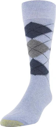 Miniatura 2 de GOLDTOE Campbell Argyle Crew Calcetines de vestir para hombre (6 pares)