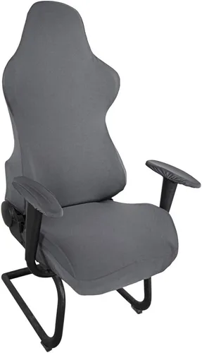 Miniatura 9 de BTSKY Fundas ergonómicas para silla de juegos de computadora de oficina, fundas elásticas de poliéster para silla reclinable de juegos de carreras